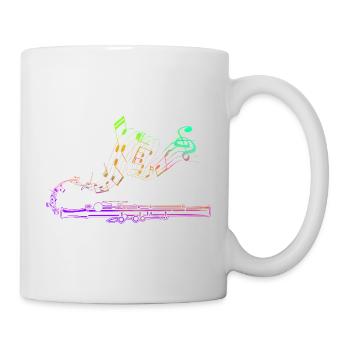 Marschband der Schlagzeugsektion Marimbist - Tasse - Weiß - Rechts
