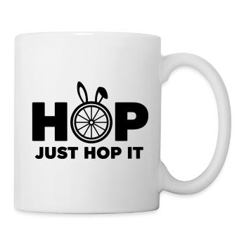 Saute Juste, Bicycle Bunny - Mug blanc - blanc - Droite