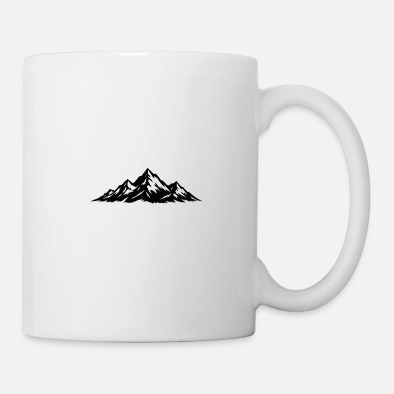 Montagnes - Mug blanc - blanc