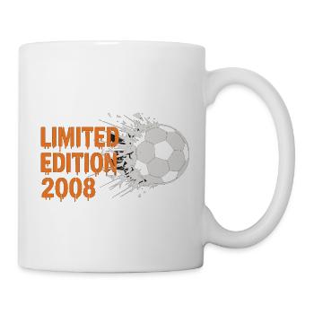 Fußball 2008 Geburtstag Limited Edition - Tasse - Weiß - Rechts