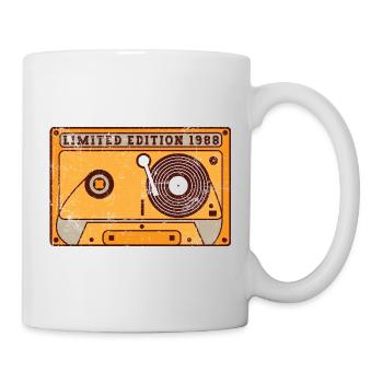 Vintage 1988 - Tasse - Weiß - Rechts