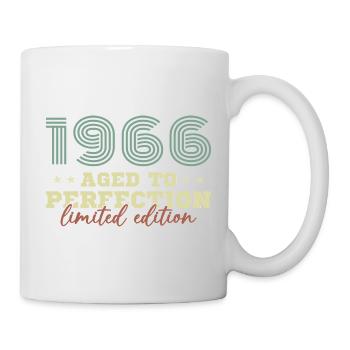 1966 Vintage Retro Geburtstagsgeschenk - Tasse - Weiß - Rechts