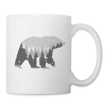 Waldgeist Bär - Tasse - Weiß - Rechts