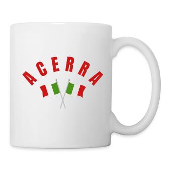 Acerra Crossed Italian Flags  - Mug - white - Right