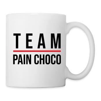Team Schokoladenbrot - Tasse - Weiß - Rechts