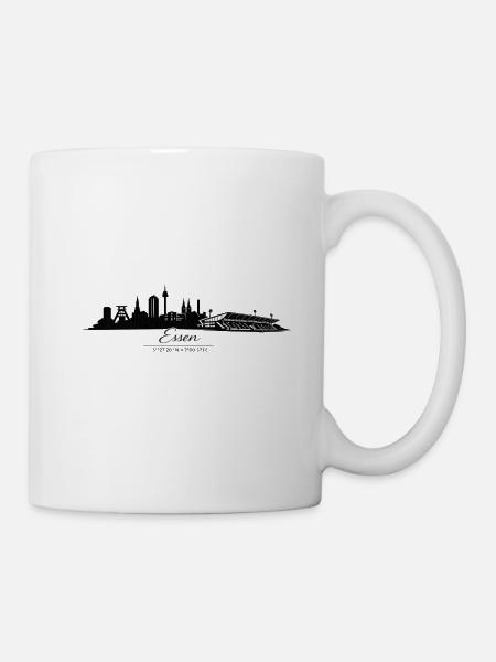 Essen - Tasse - Weiß