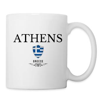 Souvenir Athens, elegant design Athens - Mug - white - Right