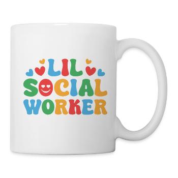 Assistant social Quota Lil Assistant social Travail social - Mug blanc - blanc - Droite