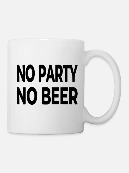 Party - Tasse - Weiß