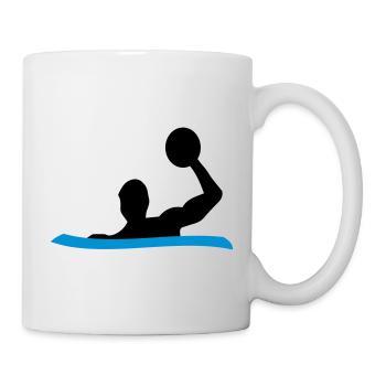 Wasserball - Tasse - Weiß - Rechts