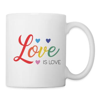 LGBT Pride Month - Liebe ist Liebe - Tasse - Weiß - Rechts
