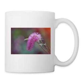 Pink Brushed Flower - Mug - white - Right