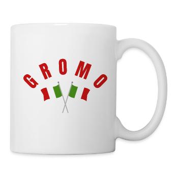 Gromo Crossed Italian Flags  - Mug - white - Right
