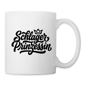 Schlagerprinzessin - Tasse - Weiß - Rechts