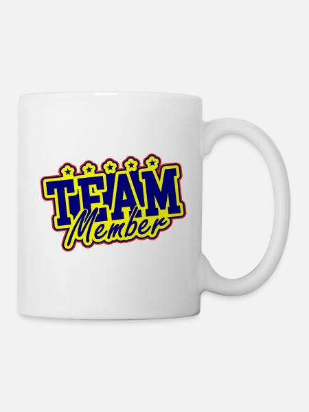 Team Mitglied - Tasse - Weiß