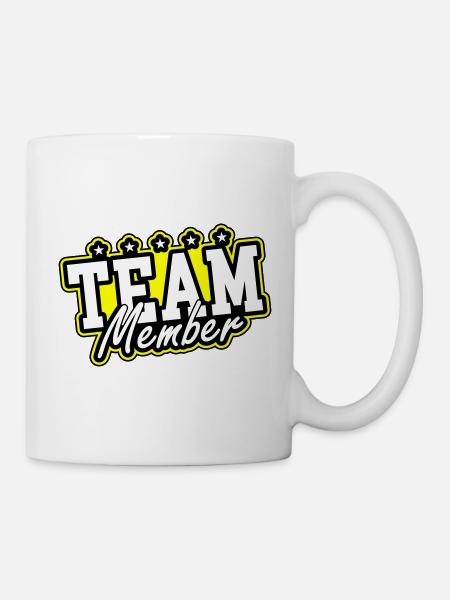 Team Mitglied - Tasse - Weiß