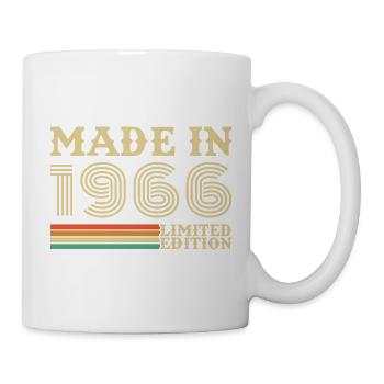 1966 Vintage Rétro Cadeau D'anniversaire - Mug blanc - blanc - Droite