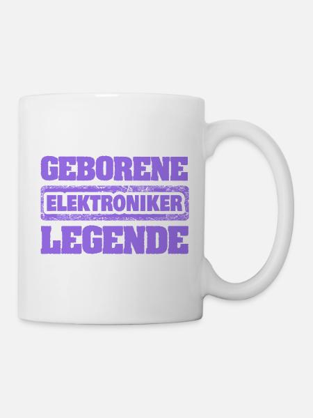 Elektroniker - Tasse - Weiß