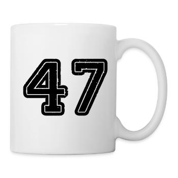 47 - Tasse - Weiß - Rechts