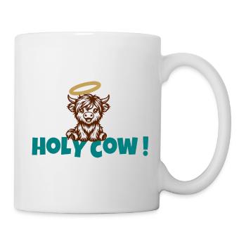 Holy Cow Halo Cartoon - Tasse - Weiß - Rechts