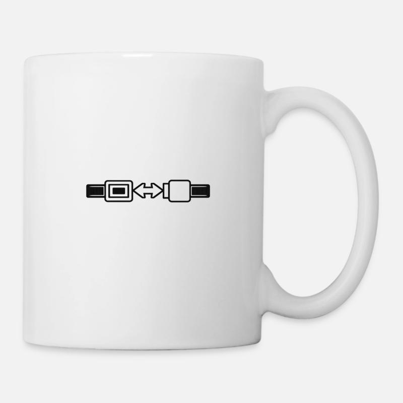 SeatBelt Sign - Mug - white