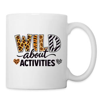 Wild About Activities Safari Animal Print Design - Mug - white - Right