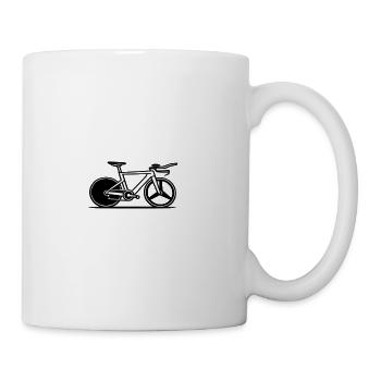 Vélo minimaliste - Vélo de triathlon contre-la-montre - Mug blanc - blanc - Droite