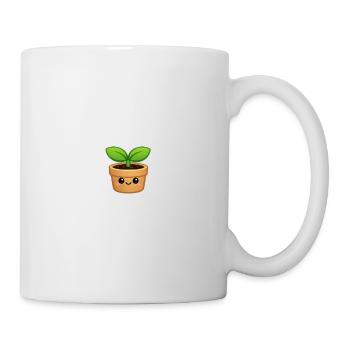 Süßer Keimtopf Kawaii-Stil - Tasse - Weiß - Rechts