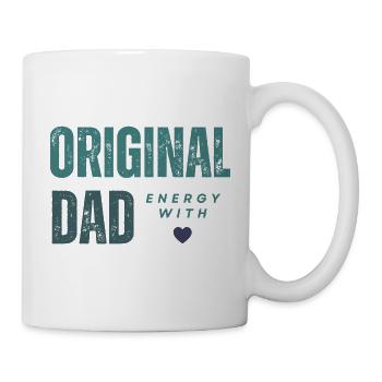 Original Dad Energy with Heart - Mug - white - Right