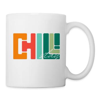 Chill Stay: Geometric Retro Palette - Mug - white - Right