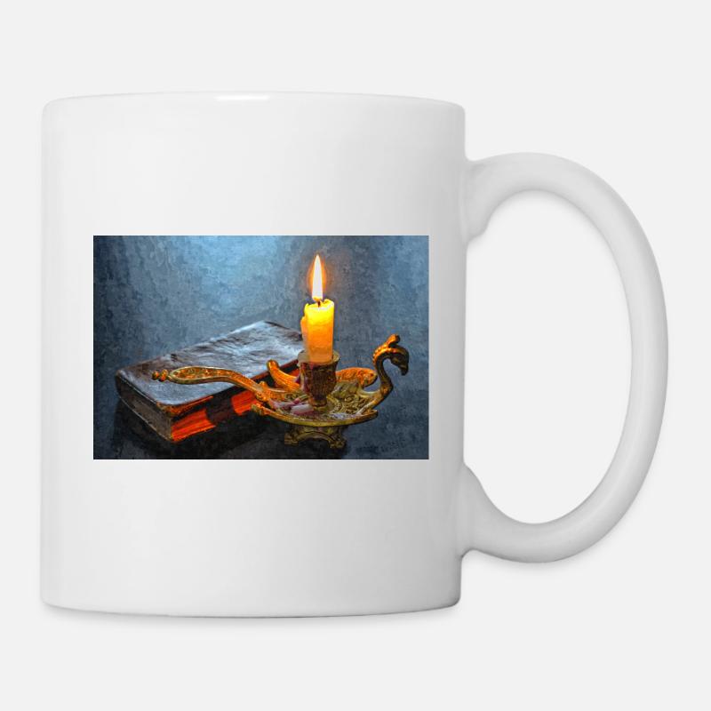 Candlelit Antiquarian Aura - Mug - white