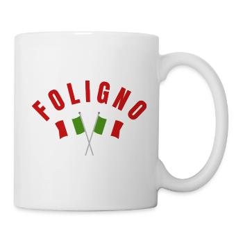 Foligno-Wappen der italienischen Flagge - Tasse - Weiß - Rechts