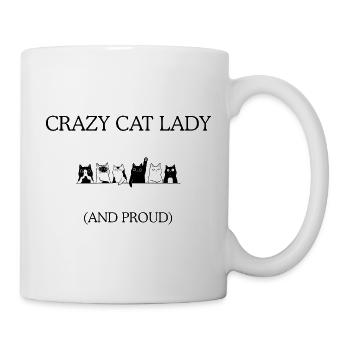Cat Gang Noir & Blanc - Mug blanc - blanc - Droite