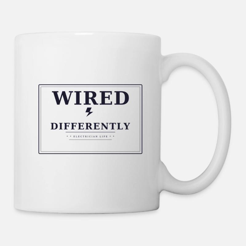 Wired differently - Tasse - Weiß
