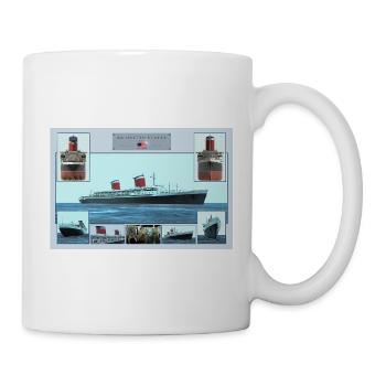 S.S. United States poster - Mug - white - Right