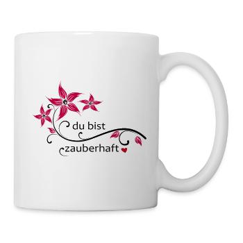 du bist zauberhaft - Tasse - Weiß - Rechts