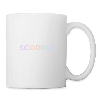 Glyphes pastel du Scorpion - Mug blanc - blanc - Droite