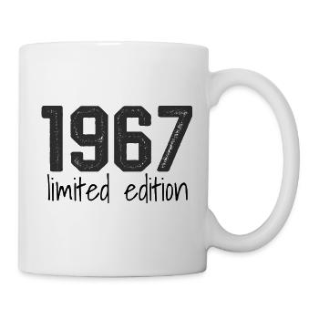 1967 Limited Edition Retro Geburtstag Jahrgang Des - Tasse - Weiß - Rechts