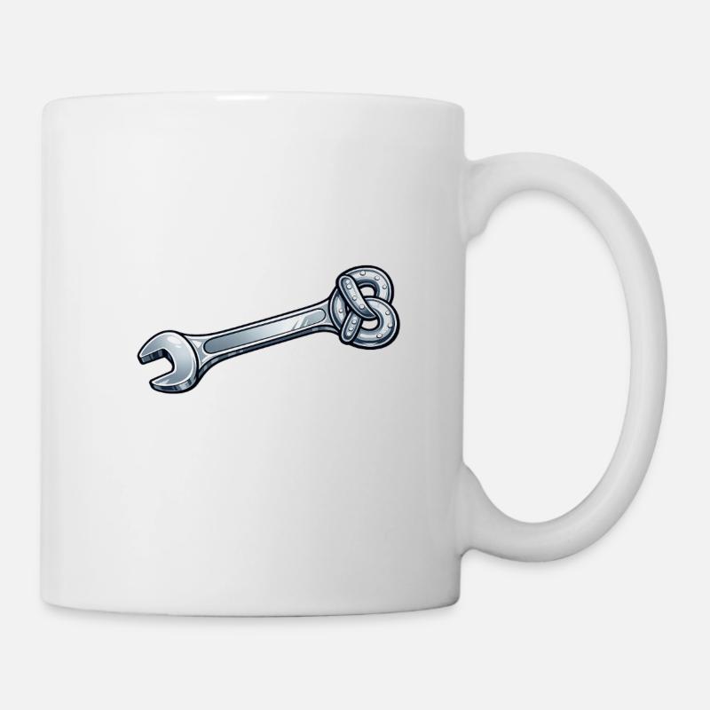 Pretzel Adjustable Wrench - Mug - white