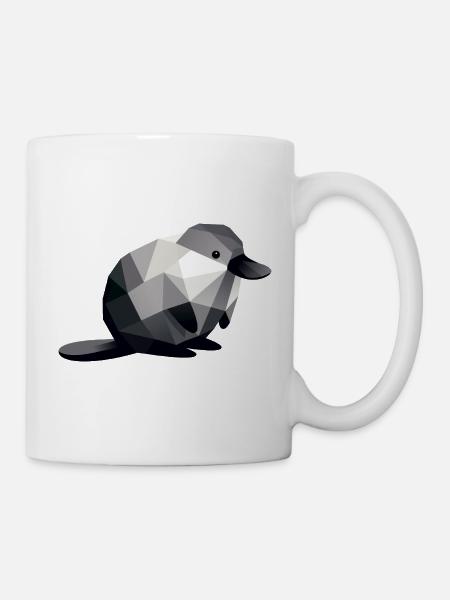 Schnabeltier - Tasse - Weiß