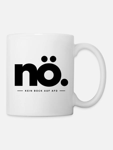 NÖ - Kein Bock auf AfD - Tasse - Weiß