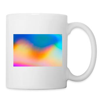 Color Waves Gradient Backdrop - Mug - white - Right