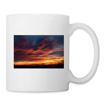 Sonnenuntergangszauber am Abend - Tasse - Weiß - Rechts