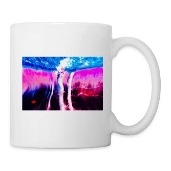 Neon Rift Psychedelic - Tasse - Weiß - Rechts
