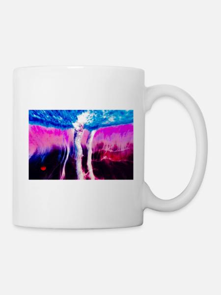 Neon Rift Psychedelic - Tasse - Weiß