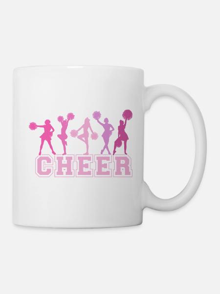 Cheer Squad Cheerleader Sport Mädchen - Tasse - Weiß