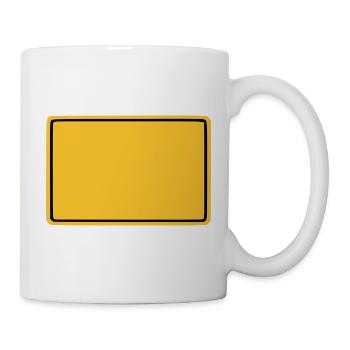 Place sign personalizable Place sign Leer - Mug - white - Right