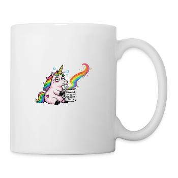 Unicorn Farts Coffee Magic powered by unicorn fart - Mug - white - Right