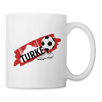 Turquie Football Maillot Supporter Turkey Soccer - Mug blanc - blanc - Droite
