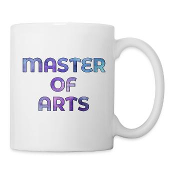 Abschluss Studium Master of Arts - Tasse - Weiß - Rechts